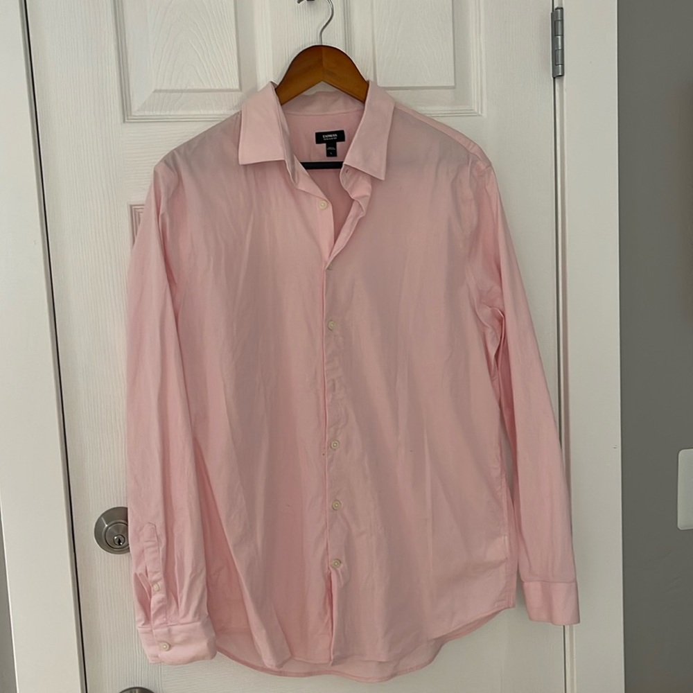 Express men’s dress shirt in pink